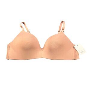 Auden Women's Size 36B Nursing Bra Lightly Lined Wireless 2 Way Straps Mauve New